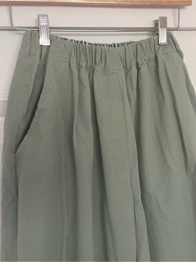 Cue Sage Green Pants with Elastic Waist